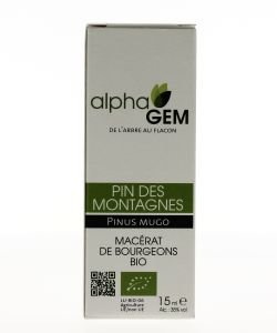 Pin des montagnes (Pinus mugo) bourgeon BIO, 15 ml